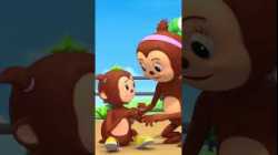5 Little Monkeys ?? #LBB #Short #monkey