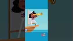 A Sailor Went To Sea #kidssongs #shorts #supersimplesongs