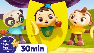 Apples and Bananas Song - Learn The Vowels! +More Nursery Rhymes | ABCs and 123s | Little Baby Bum