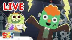 ? Trick or Treat With Super Simple Live! ? | Best Halloween Kids Songs | Super Simple Songs