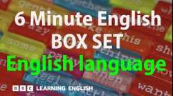 BOX SET: 6 Minute English - 'English language' English mega-class! 30 minutes of new vocab!