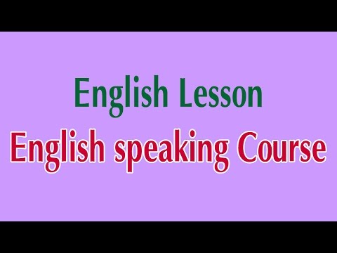 Learn English Online - English speaking Course English Lesson