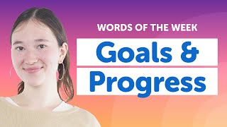 5 Must-Know English Words: Goals & Progress Vocabulary