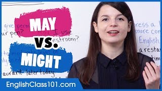 What’s the difference: MAY vs MIGHT - Basic English Grammar