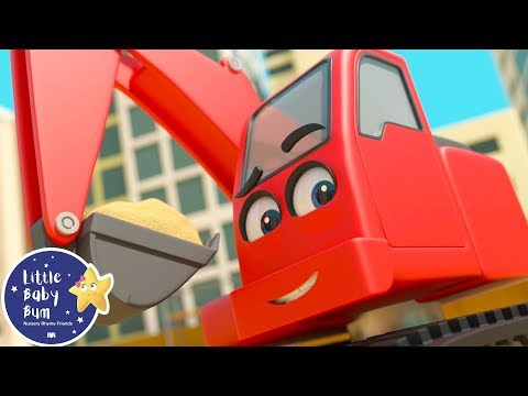 Building Site - Construction Vehicles for Kids | BRAND NEW! | Nursery Rhymes | Little Baby Bum