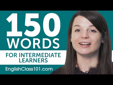 150 Words for Intermediate English Learners