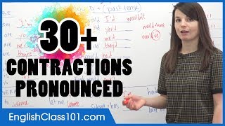 How to Pronounce Contractions in American English