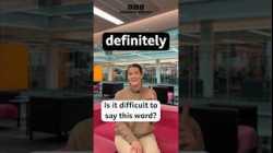 Pronunciation hack – ‘definitely’ #shorts
