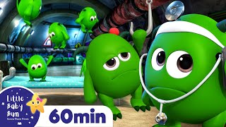 5 Little Halloween Monsters Jumping On The Bed +More Nursery Rhymes and Kids Songs | Little Baby Bum