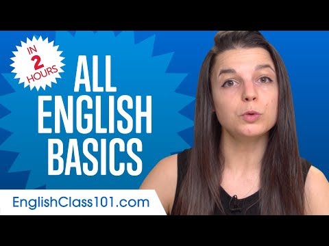 Learn English in 2 Hours - ALL Basics Every Beginners Need