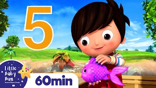 12345 Once I Caught A Fish Alive +More Nursery Rhymes and Kids Songs | Little Baby Bum