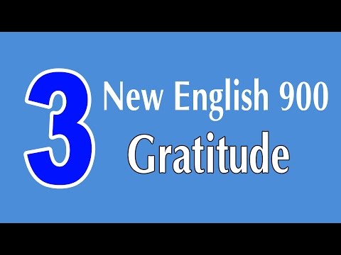 Learning English Speaking Course - New English Lesson 3 - Gratitude
