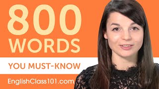 800 Words Every English Beginner Must Know