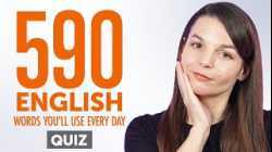 Quiz | 590 English Words You'll Use Every Day - Basic Vocabulary #99