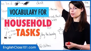 Learn English Vocabulary: Common Household Tasks