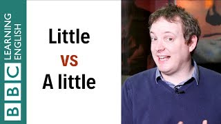 'Little' vs 'A little' - What's the difference? English In A Minute