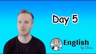 ★Day 5 》ภาษาอังกฤษ 365 วัน โดย English by Chris