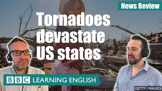 Tornadoes devastate US states - BBC News Review