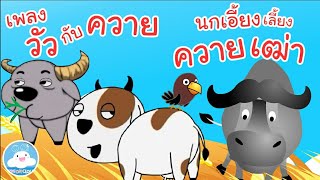 เพลงวัวกับควาย & บทอาขยานนกเอี้ยงเลี้ยงควายเฒ่า สื่อการเรียนรู้สำหรับเด็กวัยอนุบาล @KidsOnCloud