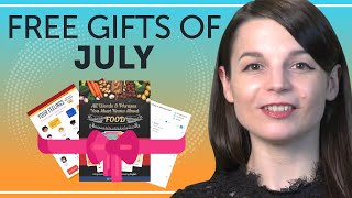 FREE English Gifts of July2019