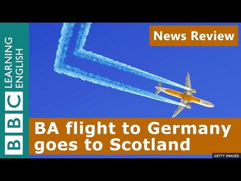 BA flight to Germany goes to Scotland - BBC News Review
