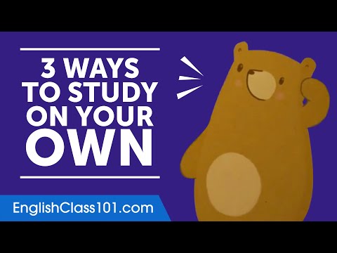 3 Ways to Study English on Your Own