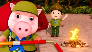 Going Camping with Friends! ⛺? A Fun Outdoor Adventure Song