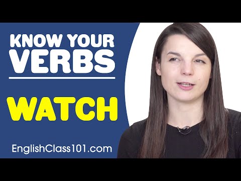 WATCH - Basic Verbs - Learn English Grammar
