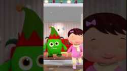 The Green Monster Loves Christmas Day! ?? #monster #christmas #kidsfun