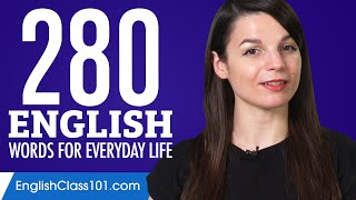 280 English Words for Everyday Life - Basic Vocabulary #14