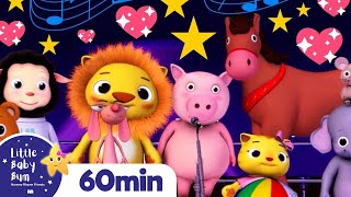 Learn Animal Sounds! +More Nursery Rhymes and Kids Songs | Little Baby Bum