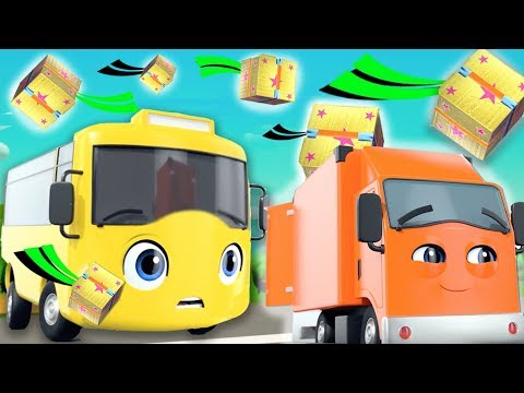 Buster and The Boxes | Go Buster | +More Nursery Rhymes and Baby Songs |Kids Songs | Little Baby Bum