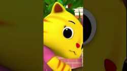 Cat in the Tree Meows! ?? #catsong #kidssong #animalfun