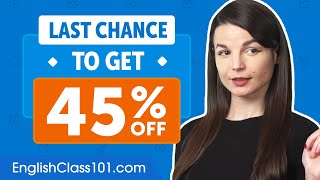 LAST CHANCE to learn English in 12 months!