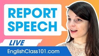 How to use Reported Speech - Basic English Grammar