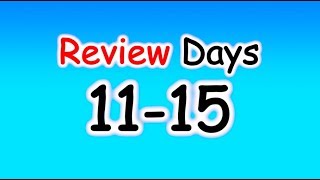 ★REVIEW Days 11-15 》ภาษาอังกฤษ 365 วัน โดย English by Chris