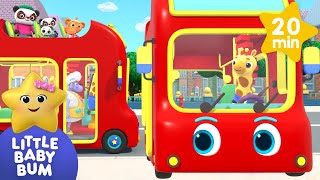 Wheels on the Bus Go Round The Town | Little Baby Bum Nursery Rhymes - Baby Song Mix | Play Time!