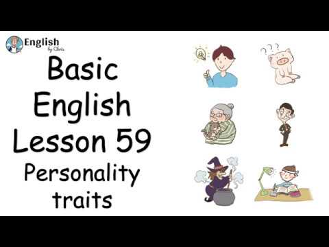 ผู้เริ่มต้น English - Lesson 59 - Personality traits
