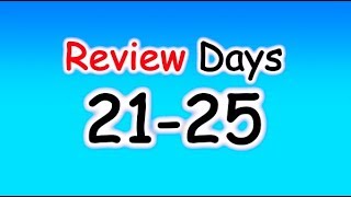 ★REVIEW Days 21-25 》ภาษาอังกฤษ 365 วัน โดย English by Chris