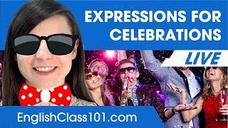 Expressions to Talk About Celebrations in English!