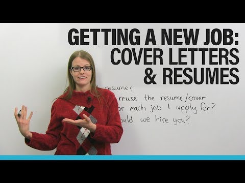 Find a NEW JOB in North America: Cover Letter & Resume Advice
