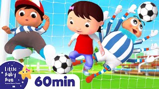 Soccer Song - Sports Song for Kids | +More Nursery Rhymes | ABCs and 123s | Little Baby Bum