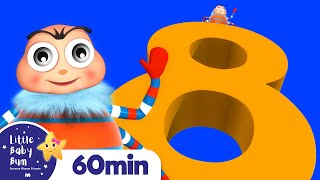 Number 8 Song +More Nursery Rhymes and Kids Songs | Little Baby Bum