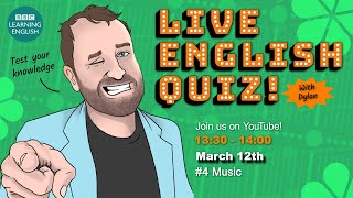 Live English Quiz #4 - Music