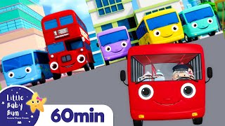 Ten Little Buses +More Nursery Rhymes and Kids Songs | Little Baby Bum