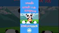 เพลงเด็กแพนด้า 5 ตัว เพลงแมงมุมลาย