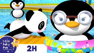 Splish Splash Learn to Swim | 2 Hours Baby Song Mix - Little Baby Bum Nursery Rhymes