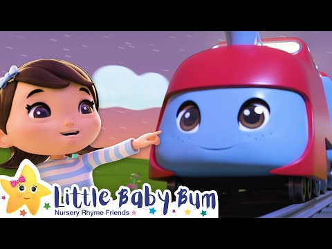 Wheels on The Train Song | Nursery Rhymes and Kids Songs | Baby Songs | Little Baby Bum