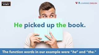 Everyday Grammar: Function Words – Not All Words Treated Equally