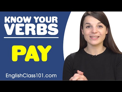 PAY - Basic Verbs - Learn English Grammar